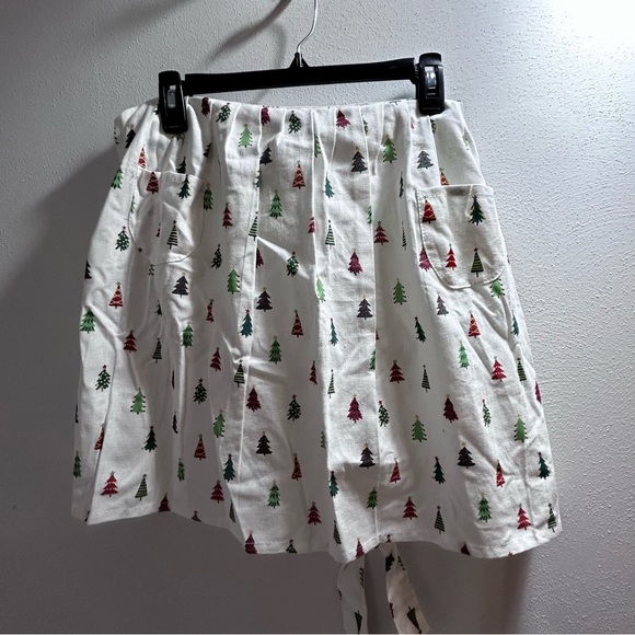 Holiday Tree Pattern Kitchen Baking Cooking Apron - Picture 2 of 9